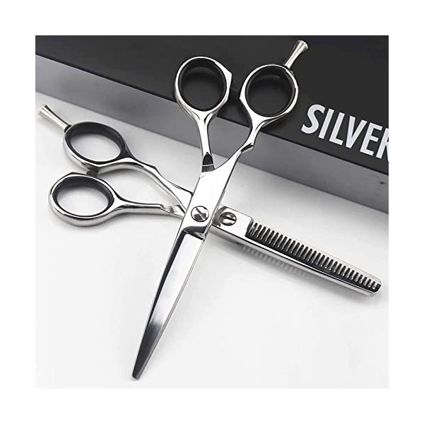 Ciseaux de coiffure pour gauchers Set de ciseaux de coiffeur ciseaux de coupe ,6in