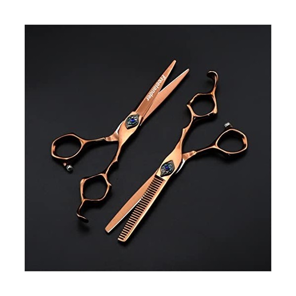 KOAIEZ Kit De Coupes De Coupe De Cheveux De 6,0 Pouces De 6,0 Pouces, Salon Haircut Cissers Cutting Ensemble Custmors Ciseau