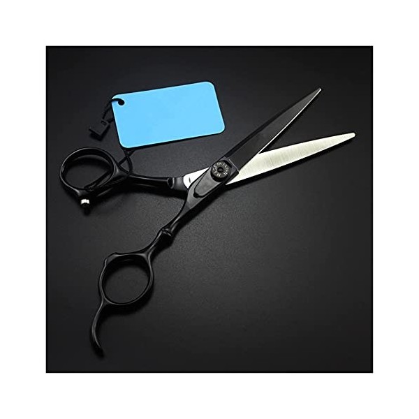 GaoF Ciseaux Noirs de 6 Pouces, Cheveux clairsemés, Ciseaux doutils de Coupe de Cheveux, Outils de Coiffeur Couleur : Coupe