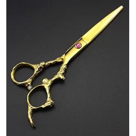 XiYou Ciseaux de Coupe de Cheveux Coupe, 6 Pouces 2 pièces Coupe de Cheveux Professionnelle amincissement barbier Rasoir cisa