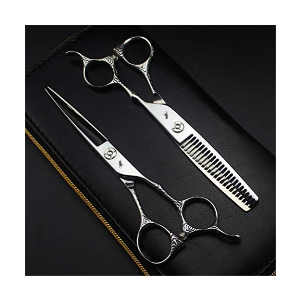 6.0 Pouces Professionnel Ciseaux de Coupe de Cheveux - Coiffure Set Dilution Ciseaux Haut de Gamme Salon personnalité 440C en