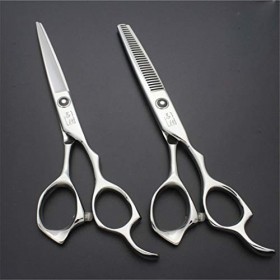 LUCHONG 6 Pouces Ciseaux de Coiffure Professionnel Plat Set Shear Sparse Ciseaux Solide et Durable Réduire Le Bruit Parage pa