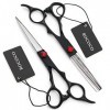 LUCHONG Haute Qualité Ciseaux De Coiffure Professionnel Jeu Doutils De Coupe De Cheveux 6,0 Pouces Japonais 440C Accueil For