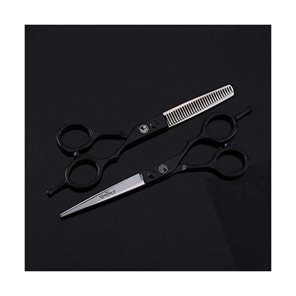 Couper Les Cheveux Ciseaux Set, Professionnel Barber Cheveux Dilution Ciseaux Kit, Ciseaux De Coiffure en Acier Inoxydable Sa