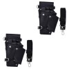 FRCOLOR 6 Pcs Fanny Pack À Ciseaux Ciseaux De Baber Sac De Messager Noir Ceinture À Outils De Coiffure Porte-Ceinture À Cisea