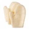 OUSIKA Brosses for Le Bain et Le Corps ， Gants de Bain exfoliants Brossez Les Doigts Serviette de Bain Gant de Gommage Gants 