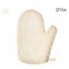 OUSIKA Brosses for Le Bain et Le Corps ， Gants de Bain exfoliants Brossez Les Doigts Serviette de Bain Gant de Gommage Gants 