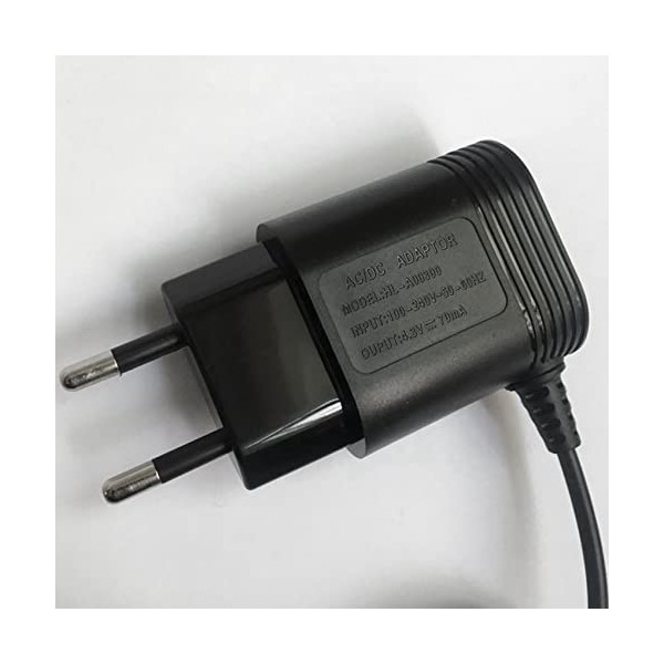 Augnongly 20X Convient pour Rasoir, Adaptateur pour Alimentation Chargeur A00390, Prise Européenne