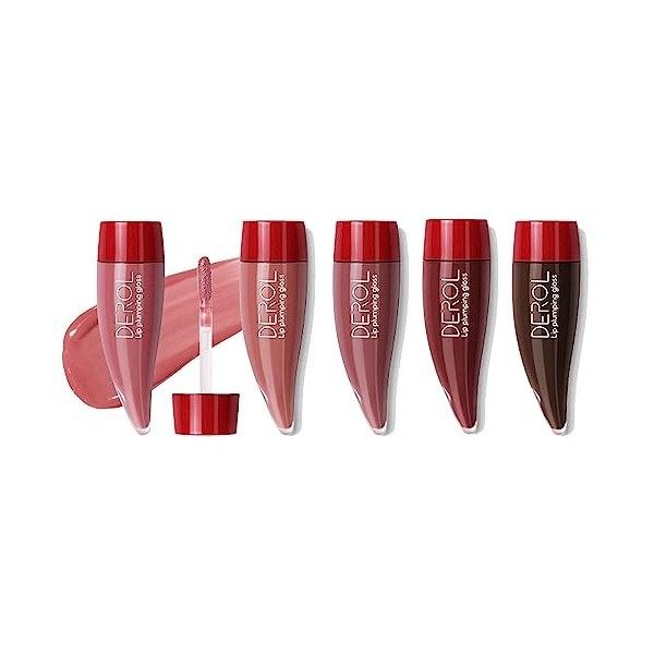 6 Couleur Set Makeup Rouge à Lèvres Liquide Mat Lip Gloss, Coffret Cadeaux Maquillage Rouge À Lèvres Mat Poudré Couleur Ultra