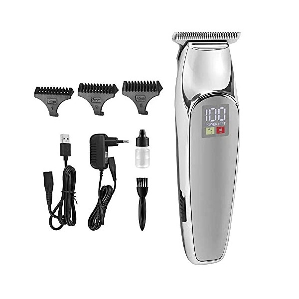 QZH Tondeuse à Cheveux pour Hommes, Tondeuse à Cheveux Tondeuse Multifonction Professionnelle sans Fil Coupe de Cheveux Kit d