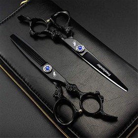 yunyu Ciseaux de Soin de Cheveux de Chat de Chien, Ensemble de Ciseaux de Coiffure de 6 Pouces