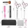 ZJZ 10 pièces/Ensemble Ensemble de Ciseaux de Coiffeur, Ensemble doutils de Ciseaux de Coupe de Cheveux Professionnels, kit 