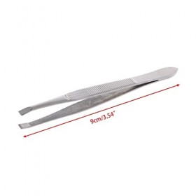 VANGLI Tweezers Professional Stainless Steel Eyebrow Hair Removal Tweezer Flat Tip Tool New Drop Shipping