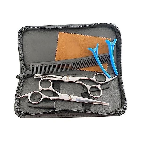 FRCOLOR Gel Pour Cils 3 Ensembles Pcs Tondeuses Professionnelles Pour Barbiers Ciseaux De Coupe De Cheveux Ciseaux De Coiffur