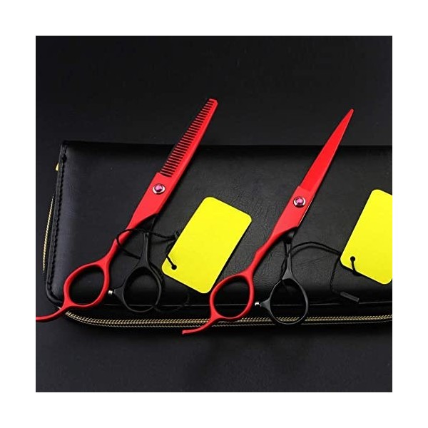 Ciseaux De Coiffure Et Damincissement Des Cheveux Ciseaux De Salon De Coiffure 6 Pouces Ensemble Cadeau Main Gauche Ensemble