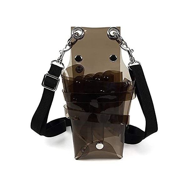 QULACO Holster Coiffure Ciseaux Pochette, TPU Transparent Salon Coiffeur Coiffeur Coiffure Outils De Transport Sac pour Cisea