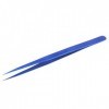 VANGLI Tweezers Ultra thin tweezers flying wire blue stainless steel sharp hardening industrial tweezers hand tools for mobil