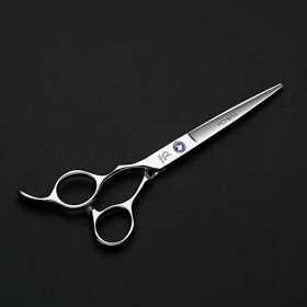 C Kit de ciseaux de coupe de cheveux pour gaucher, ciseaux de coiffure de 6 pouces, ciseaux de coupe de cheveux à coupe plate