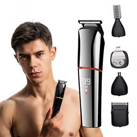 Tondeuse à Barbe Nez Sourcils - Tondeuse Nez Rechargeable, Nose Hair Trimmer For Men And Ears Finisher Men, Rasoir à Nez élec