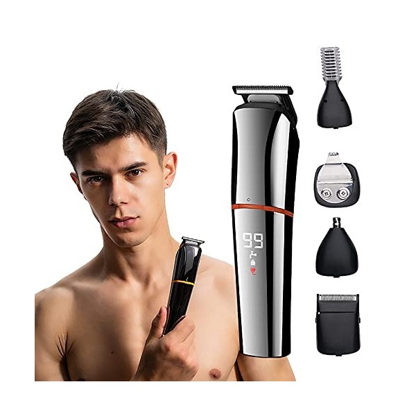 Tondeuse à Barbe Nez Sourcils - Tondeuse Nez Rechargeable, Nose Hair Trimmer For Men And Ears Finisher Men, Rasoir à Nez élec