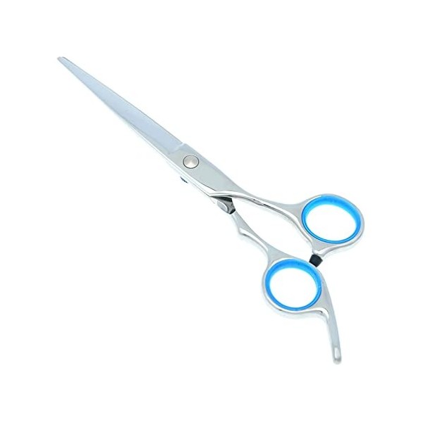 XiYou Ciseaux de Coupe de Cheveux Coupe, Coiffeur Professionnel de 6,0 Pouces, Outils de Coiffure, Coiffure de ponçage Vert E