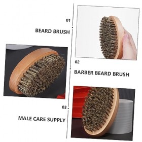 Beavorty 16 Pièces Brosse À Barbe Anti Statique Peigne À Barbe Brosse De Toilettage Hommes Brosse À Cheveux Brosse À Poils De
