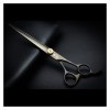 Ciseaux pour coupe de cheveux Ciseaux de coiffure de 7 pouces, ciseaux de beauté, ciseaux de barbier, coupe plate, coupe clai
