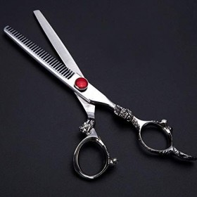 Ciseaux de coupe de cheveux, 6 pouces professionnels 440C poignée de dragon ciseaux de cheveux ciseaux de coupe ciseaux aminc...