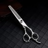 ciseaux de coiffeur Ciseaux De Coupe De Cheveux, 6 Pouces Professionnel Japon 440c Acier Noir Gem Nut Ciseaux De Cheveux Coup