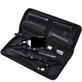 DOENBOLO Ciseaux à Cheveux Ensemble de Ciseaux de Coupe de 6 Pouces en Acier Inoxydable en Acier Inoxydable tijeras de peluqu