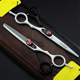 yunyu Ciseaux de Soin de Cheveux de Chat de Chien, Ciseaux de Coiffure Professionnels de 6,0 Pouces légers et Flexibles facil