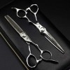 Professionnel Coupe de Cheveux Ciseaux Set - Ciseaux Coiffure Dilution Styling Shears Haut de Gamme 6.0" toilettage Kit - Sal