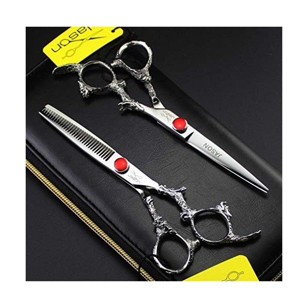 LUCHONG 6 Pouces Ciseaux De Coiffure Professionnel Set Dilution Ciseaux Outil Méticuleux Workmanship Convient pour Hommes Fem