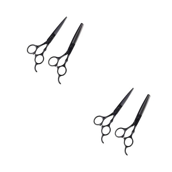 Beaupretty 4 Pièces Tondeuses Professionnelles Pour Barbiers Ciseaux Amincissants Ciseaux De Coupe De Cheveux Ciseaux De Coif