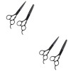 Beaupretty 4 Pièces Tondeuses Professionnelles Pour Barbiers Ciseaux Amincissants Ciseaux De Coupe De Cheveux Ciseaux De Coif