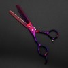 Ciseaux de coiffure série pour gauchers ciseaux de styliste de Salon tranchants kit doutils de coupe de cheveux pour gaucher