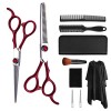 WJY Ciseaux de Coiffure 6in de Ciseaux Plats Ciseaux Dents Ciseaux Amincier Salon Coiffeur Enfants Accueil Tool de Coiffure 