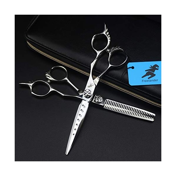 Professional 6.0 Pouces Ciseaux de Coiffure + Diluant Dents de Coupe de Cheveux Ciseaux de Haute qualité Set Barber Personnal