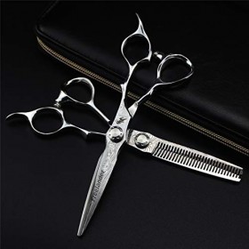 Professional 6.0 Pouces Ciseaux de Coiffure + Diluant Dents de Coupe de Cheveux Ciseaux Set Haute qualité Barber Personnalité