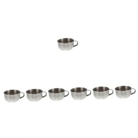 Beaupretty 7 Pcs Bol De À Raser Rasoir Homme Outils Rasoir À Barbe Tasse De À Raser Bol De Rasage En Métal Récipient À À Rase
