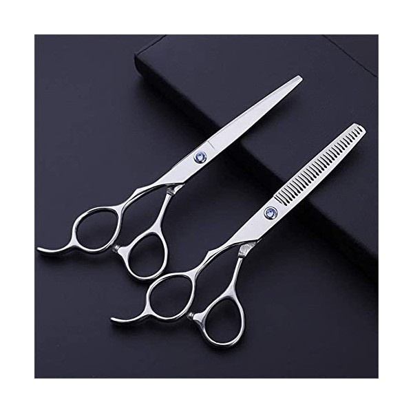 Ciseaux de coiffure Série gaucher Sharp Salon Stylist Cisailles Kit doutils de coupe de cheveux pour gaucher Ciseaux de coif