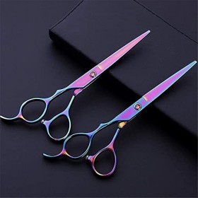 Ciseaux de coiffure Série gaucher Sharp Salon Stylist Cisailles Kit doutils de coupe de cheveux pour gaucher Ciseaux de coif