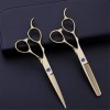 Ciseaux de coiffure Série gaucher Sharp Salon Stylist Cisailles Kit doutils de coupe de cheveux pour gaucher Ciseaux de coif