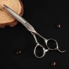 Ciseaux De Coiffeur, 6 Pouces De Poche Coiffeur Coiffeur Coiffeur Courbé Pour La Coupe De Cheveux Beauté Coiffeur Ciseaux De 