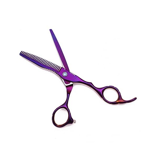 OUYOXI Ciseaux De Coiffeur, 6 Pouces De Poche Coiffeur Coiffeur Coiffeur Courbé pour La Coupe De Cheveux Beauté Coiffeur Cise