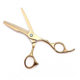 OUYOXI Ciseaux De Coiffeur, 6 Pouces De Poche Coiffeur Coiffeur Coiffeur Courbé pour La Coupe De Cheveux Beauté Coiffeur Cise