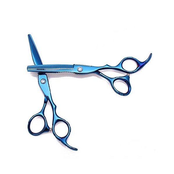 OUYOXI Ciseaux De Coiffeur, 6 Pouces De Poche Coiffeur Coiffeur Coiffeur Courbé pour La Coupe De Cheveux Beauté Coiffeur Cise