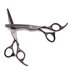 OUYOXI Ciseaux De Coiffeur, 6 Pouces De Poche Coiffeur Coiffeur Coiffeur Courbé pour La Coupe De Cheveux Beauté Coiffeur Cise
