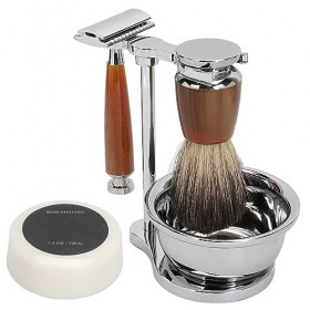Kit de Rasage pour Hommes Kit de Barbe pour Hommes Coffret Cadeau pour Hommes, Ensemble de Toilettage pour Hommes avec Blaire