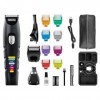 Wahl Color Trim Advanced Multiroomer, peignes de guidage innovants à code couleur, 240 minutes dautonomie, chargeur USB, idé